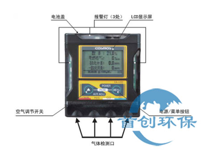 日本新宇宙XA-4400复合型气体检测仪